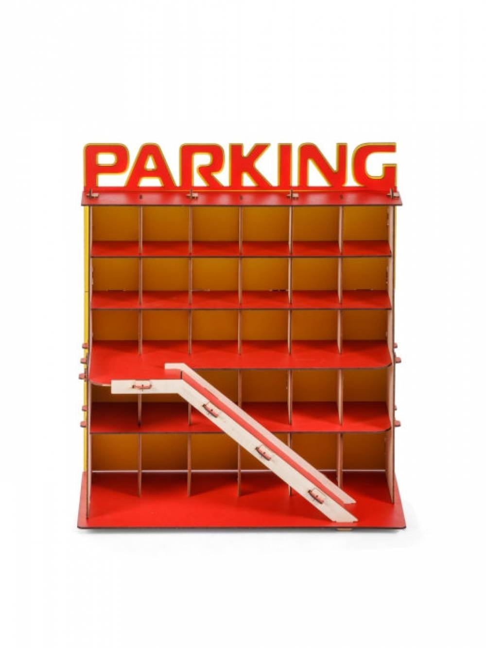 Сборная модель Тутси "Паркинг Автоград" (красный, мебель, дерево), 1-170-2021