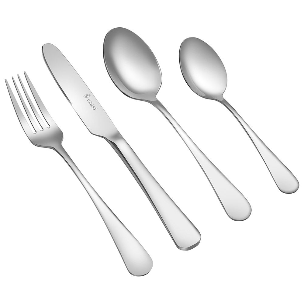 НАБОР СТОЛОВЫХ ПРИБОРОВ НА ВРАЩАЮЩЕЙСЯ ПОДСТАВКЕ, 24ПР., СТАЛЬ 18/10