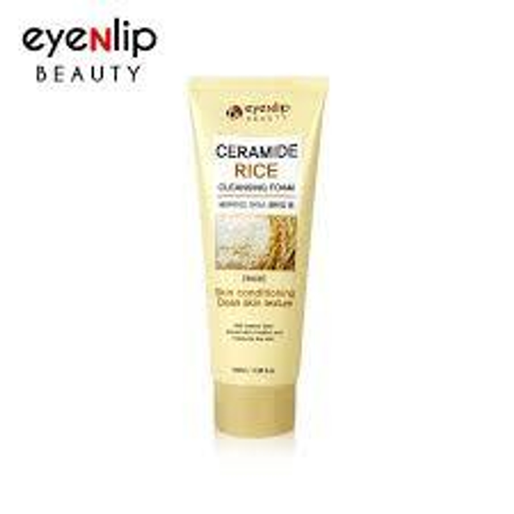 купить EYENLIP Пенка для умывания CERAMIDE RICE CLEANSING FOAM