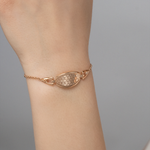 Браслет из красного золота