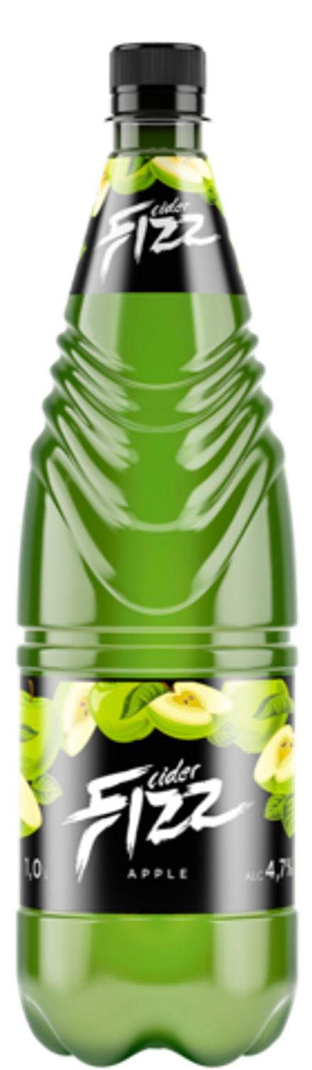 Сидр "FIZZ" яблочный 1л. пэт Лидское пиво