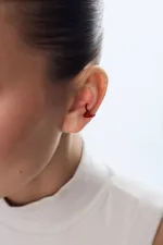 Кафф Валентина полюбила, dark red