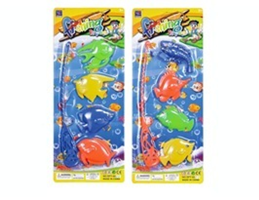 Набор для рыбалки «Весёлая рыбалка», 5 предметов, 32*12,5*3,5 см