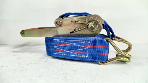 Стяжка груза 4 тонны - 10 метров (цвет: синий) 1.6кг,245х255х70мм