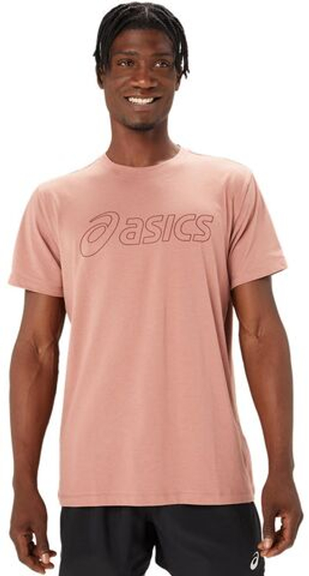 Мужская теннисная футболка Asics Logo Short Sleeve T-Shirt - umeboshi/antique red