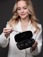 Солнцезащитные очки с футляром и накладками 4в1