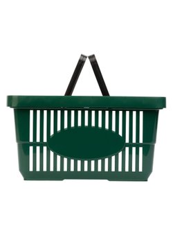 Корзина для покупок (42х30х22 см) зеленая(1280A)