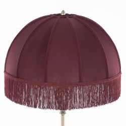 Citilux Базель CL407933 Торшер бронза с красным абажуром