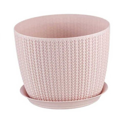 Кашпо ВЯЗАНИЕ D180мм 2,8л с поддоном