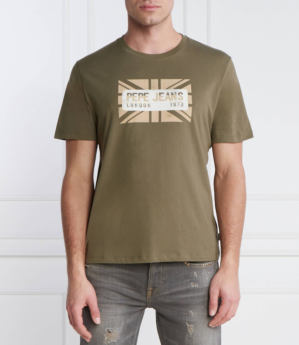 Футболка credick Pepe Jeans London - зеленый(PM509232)