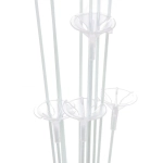 Подставка для шаров «Каскад» (основа, 11 палочек с держателями) 97*40*65 см, белый