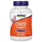 NOW Foods, 7-Keto LeanGels, 100 мг, 120 мягких желатиновых капсул