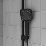 Душевая система 35к IDDIS PARBL3Fi06 "Parker" лейка "Тропический душ" ЧЕРНЫЙ матовый