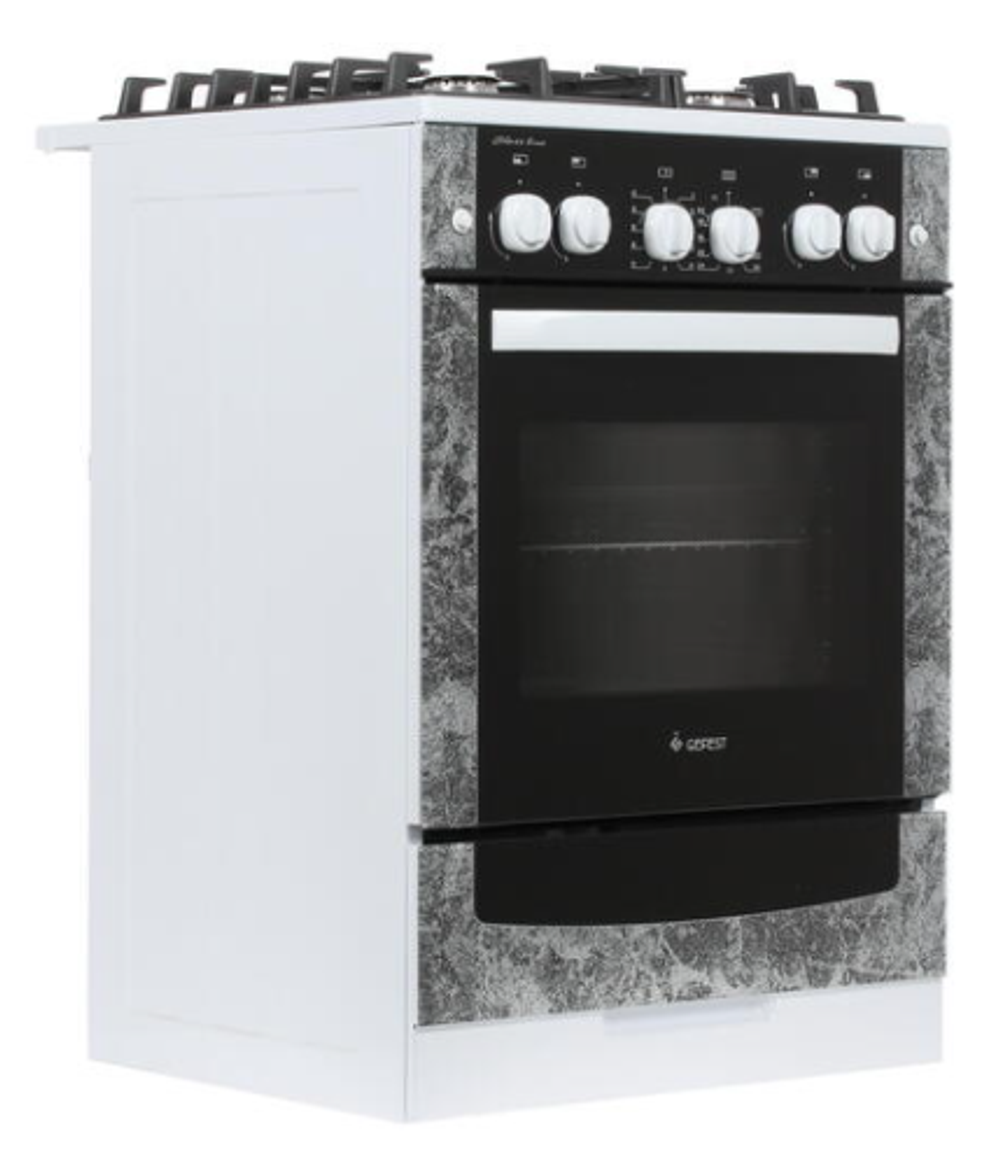 Плита газовая GEFEST 6500-02 0113 (бел.мрамор)