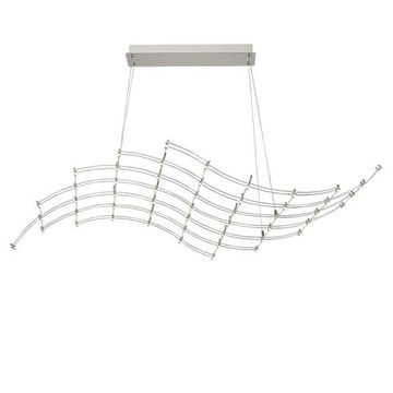 Подвесной светодиодный светильник 45W 3000K 7057/45L хром Welkin Odeon Light