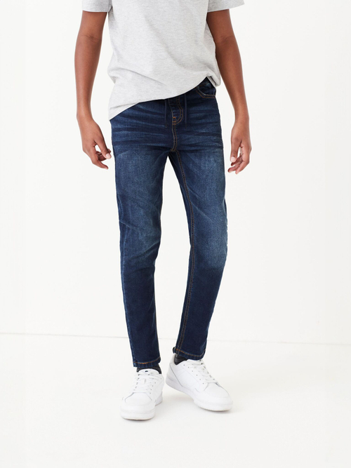 Джинсы стрейч для мальчика Next 308-689, Синий