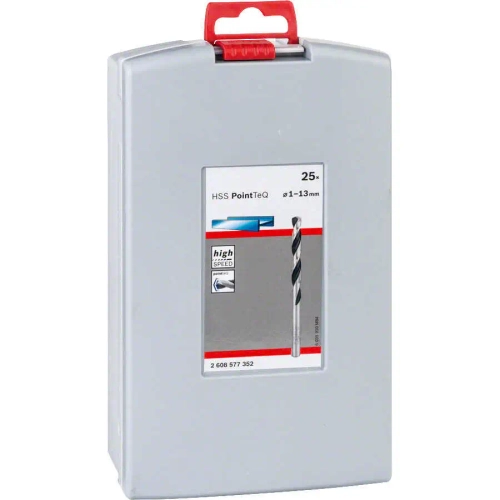 Набор ProBox из 19 спиральных свёрл HSS PointTeq, 1–13 мм BOSCH 2608577352