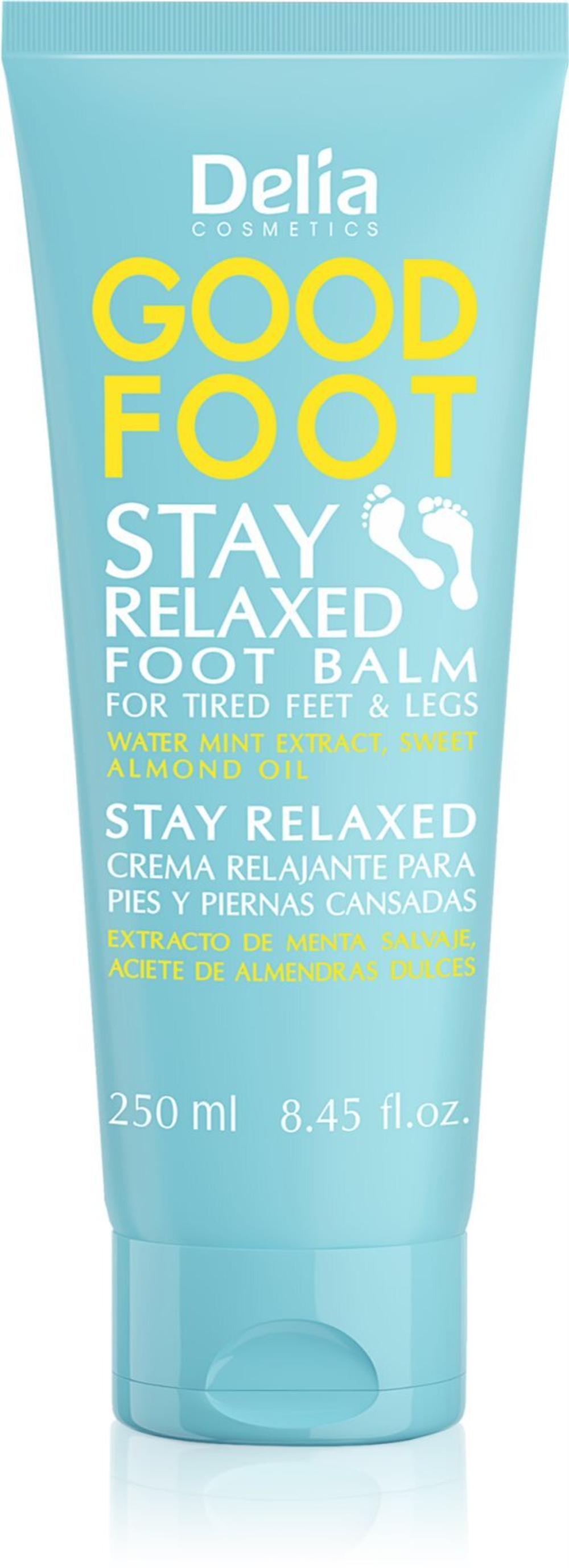 Delia Cosmetics Good Foot Stay Relaxed - бальзам для уставших ног /   250  ml  / GTIN 5901350490099