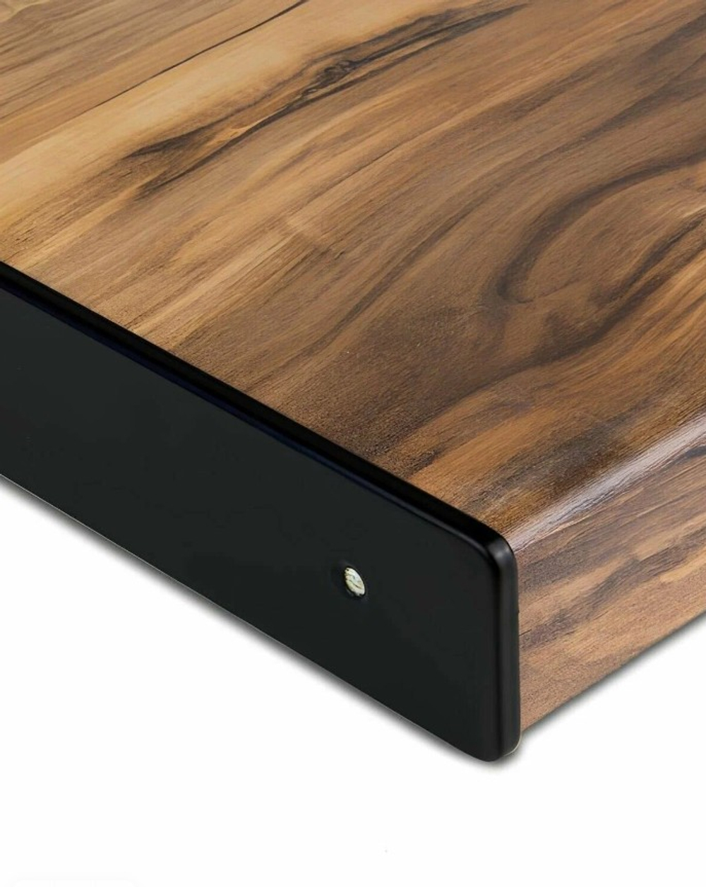 Планка 38 мм торцевая для столешниц черная R3