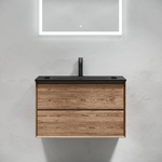 Тумба подвесная под раковину Sancos Marmi 2.0, дуб чарльстон 790х445х520