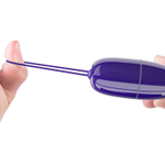 Фиолетовое виброяйцо Selkie-Youth с пультом ДУ (Цвет: синий)