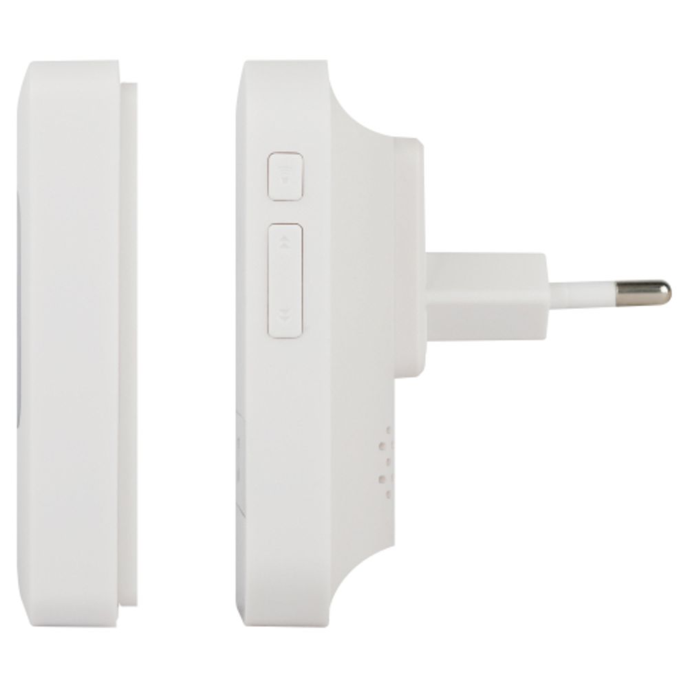 Звонок дверной ЭРА C95 беспроводной, от сети, белый, 52 мелодии | Электрозвонки беспроводные