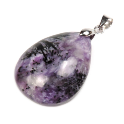 Кулон "Капля №6" чароит