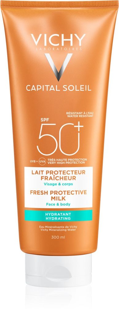 Vichy защитное молочко для тела и лица SPF 50+ Capital Soleil