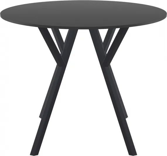 Стол пластиковый Max Table Ø90, черный