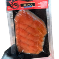 Нерка слабой соли нарезка филе, 100 грамм