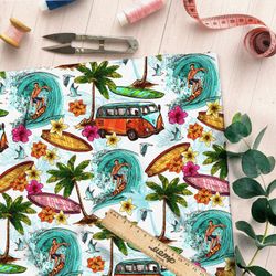 Ткань кулирная гладь пляж и сервинг