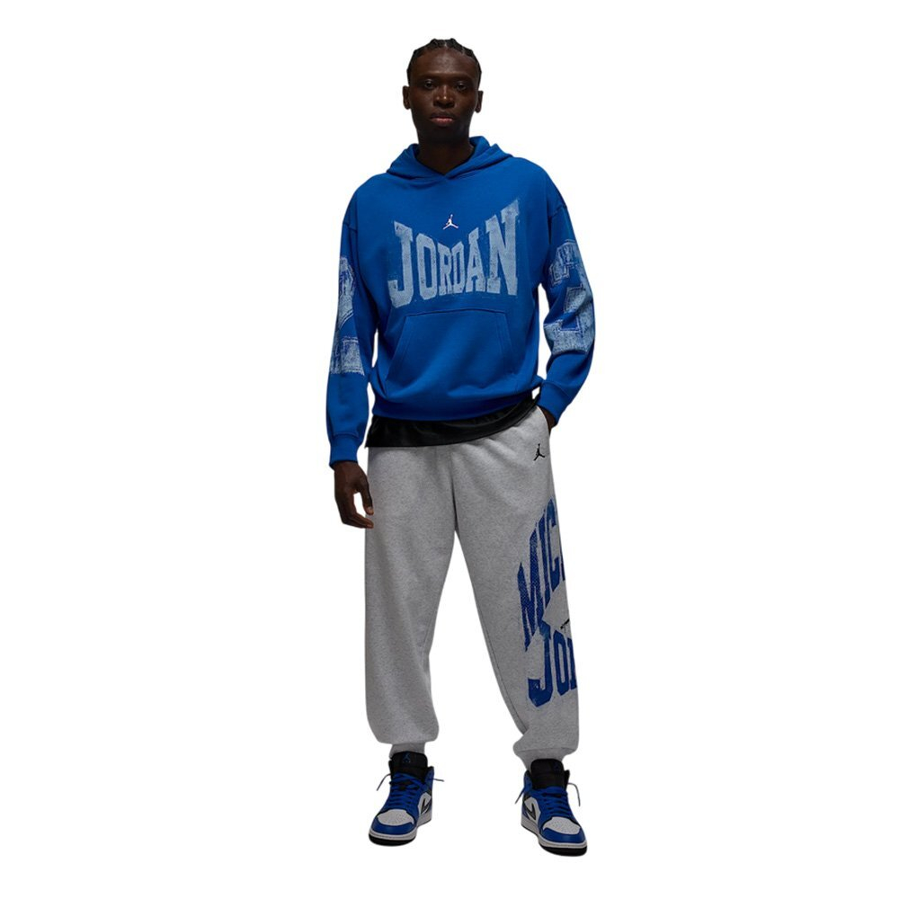 Баскетбольная толстовка Jordan Brooklyn Blue Sweatshirt