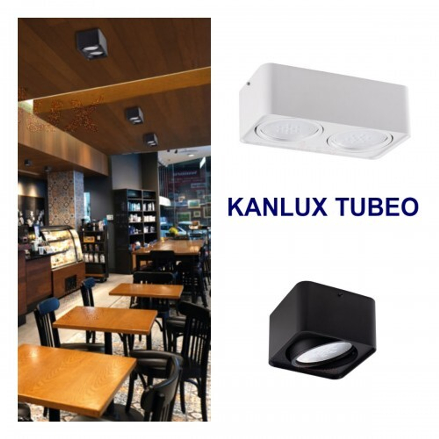 Светильник накладной GU10 TUBEO от Kanlux. Стильный минимализм для Вас......