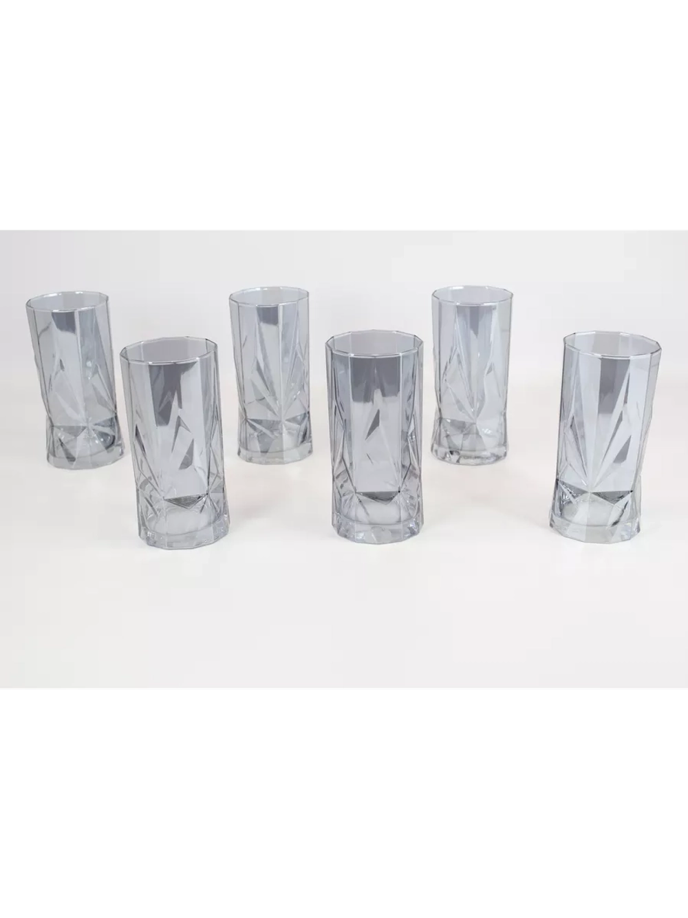 Набор высоких стаканов для напитков 6шт.