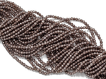 Фианиты 2мм, огранка (нить бусин)