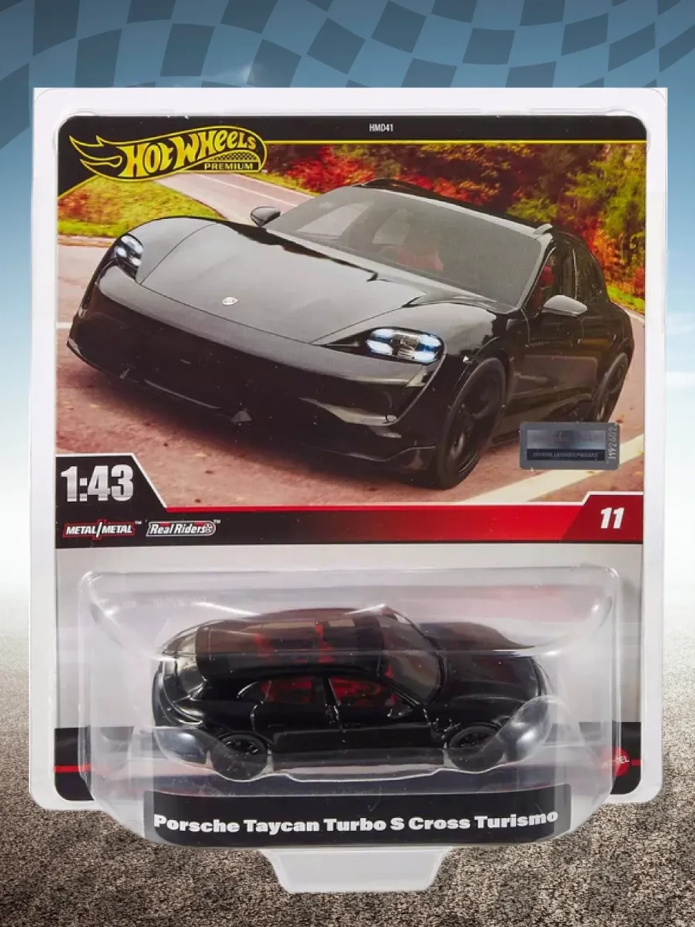 Машинка Хот Вилс Премиум Porsche Taycan Turbo S HWT10