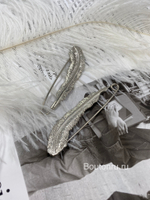 Брошь булавка "перо" ( 90 х 21 )