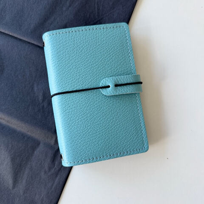 Обложка мидори Pocket на резинке, ярко-голубой флотер