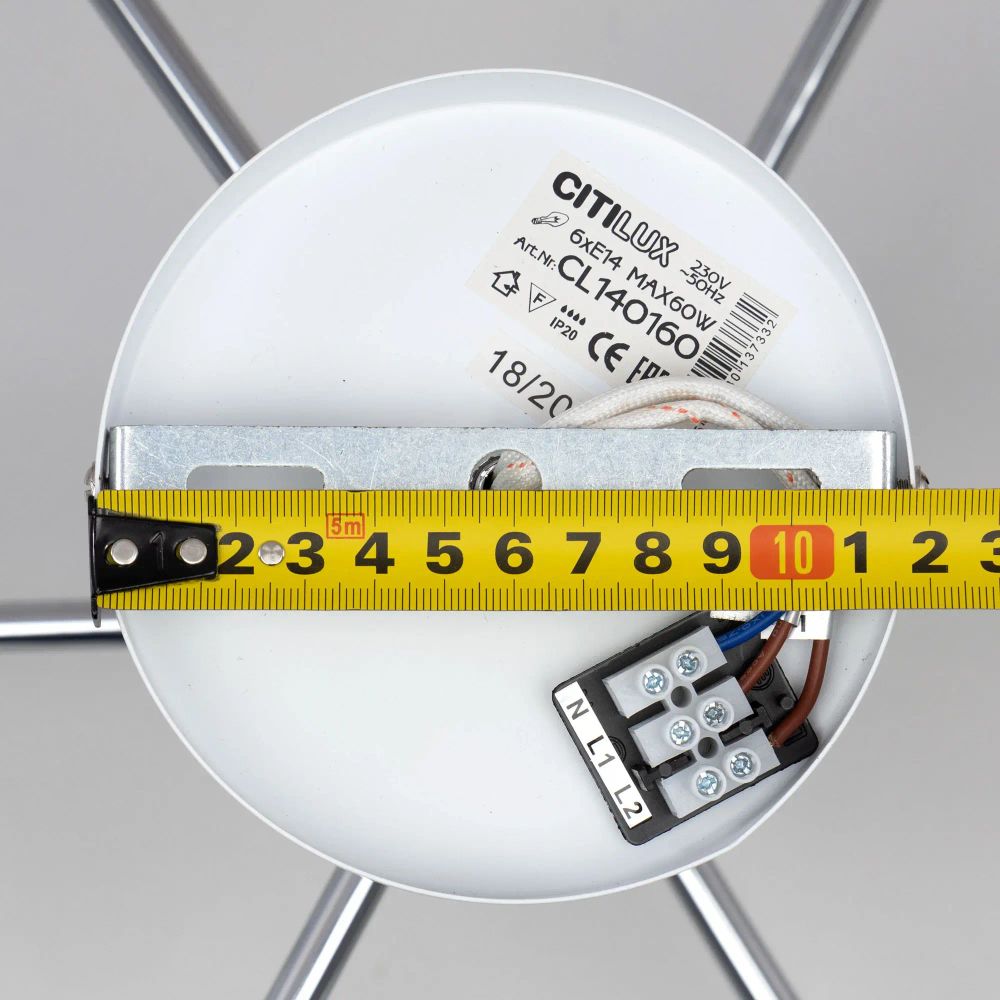 Citilux Бертон CL140160 Люстра потолочная Белая