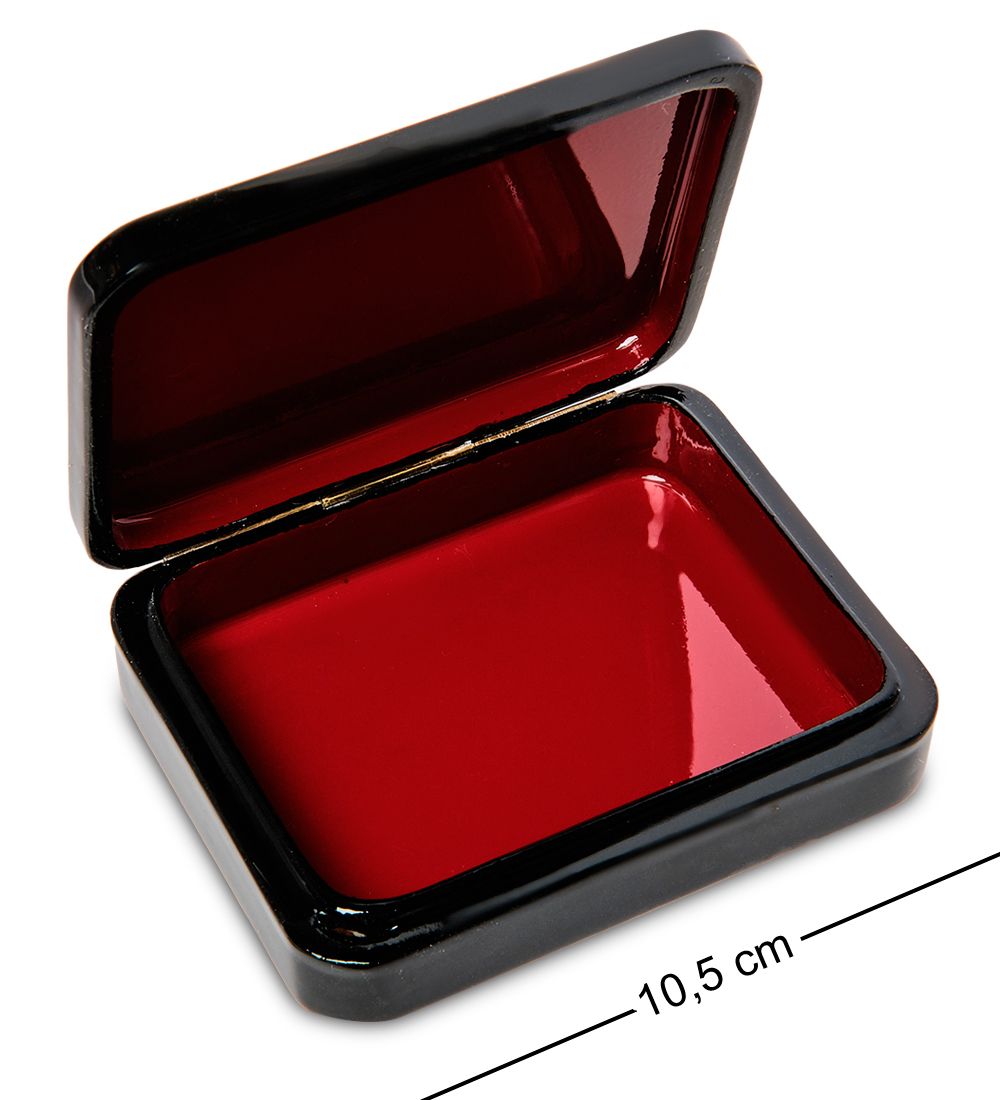 Народные промыслы ШК-55/186-A Шкатулка «Кот и мышка» Лидяева Л.