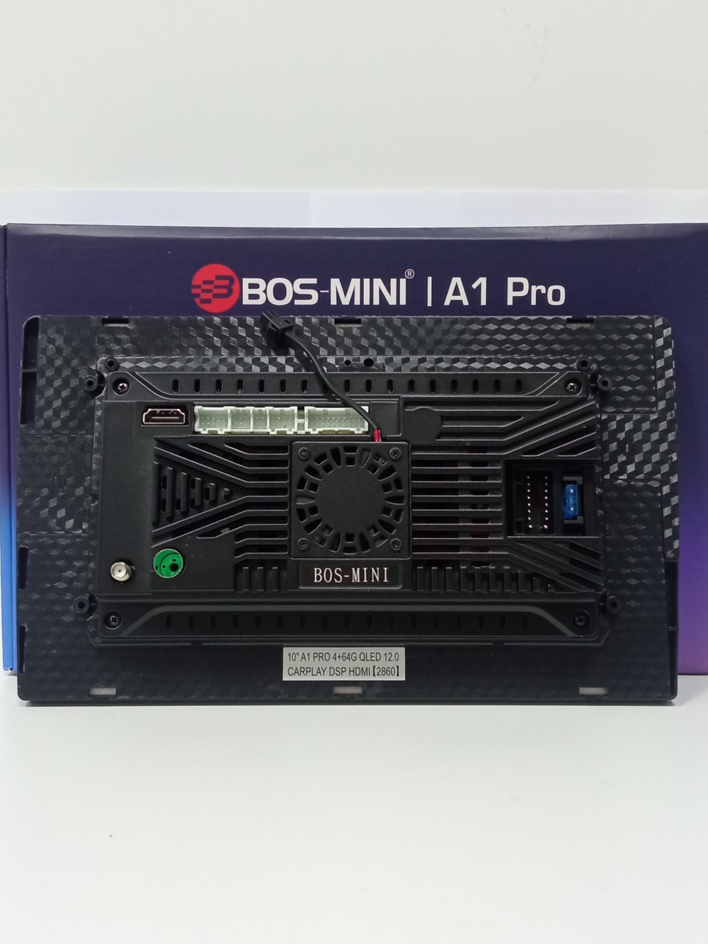 Автомагнитола 2DIN QLED DSP10" Android 4+64GB BOS-MINI A1PRO