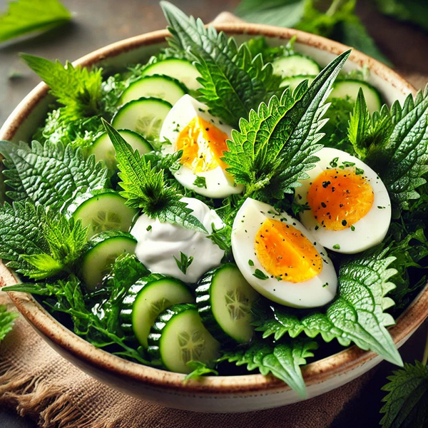 Зелёный салат с характером