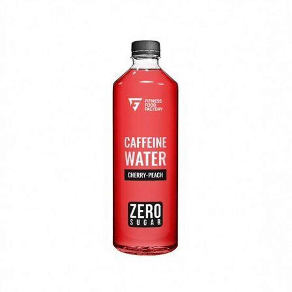 Fitness Food Factory Caffeine water, 500 мл (Вишня-персик)
