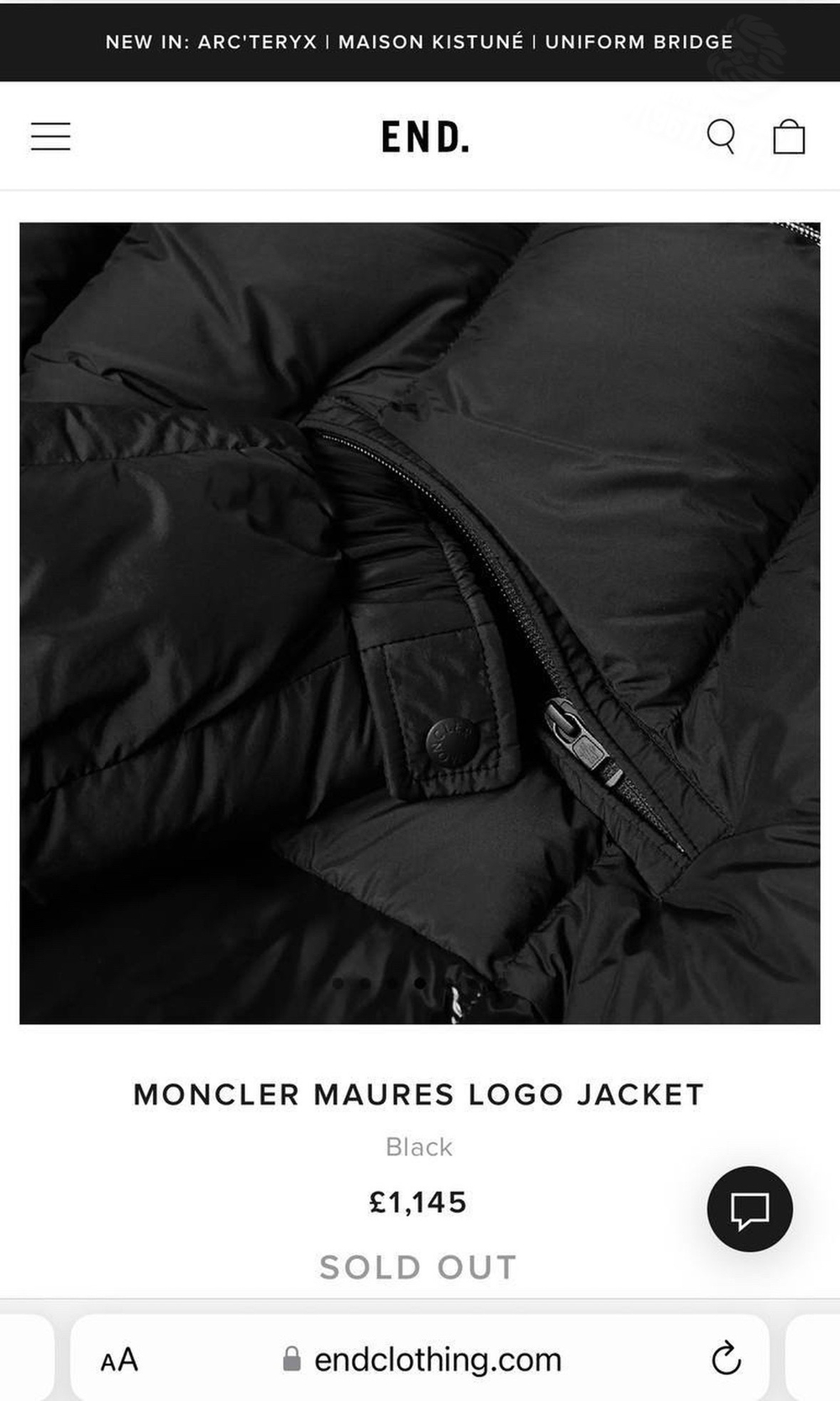 Пуховик Moncler