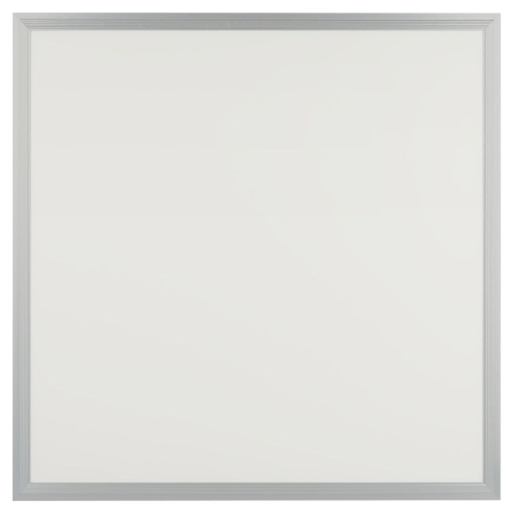 Светодиодная панель ЭРА SPL-510-S-65K-040 40Вт 6500К 595х595х8 серебро без драйвера с ушками ультратонкая | Панели с внешним драйвером