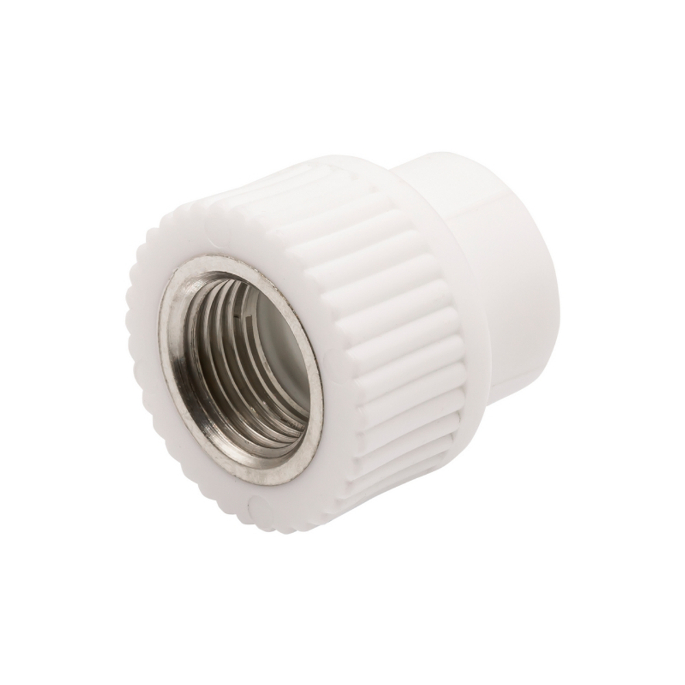 Муфта комб. с вн.р. EVER PLAST 20х1/2" (бел)  2605