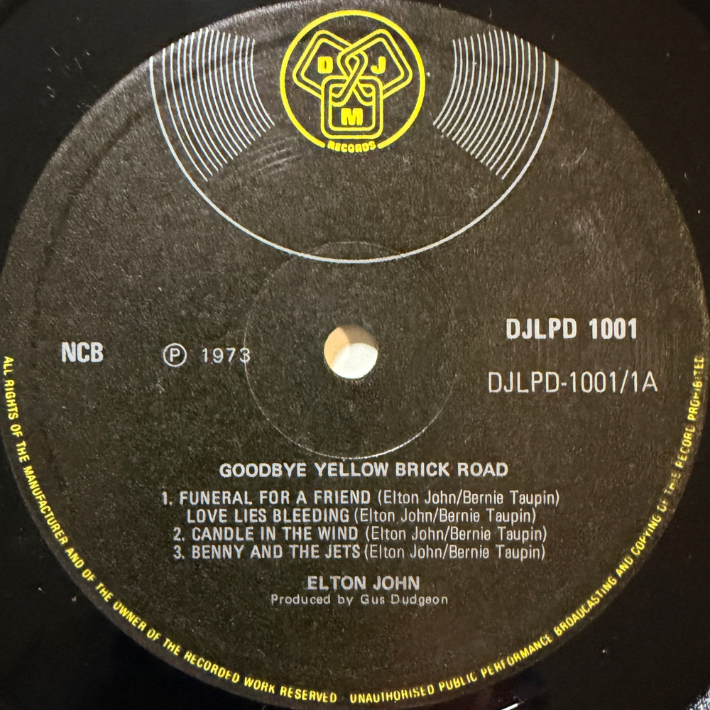 Elton John ‎– Goodbye Yellow Brick Road 2LP (Скандинавия 1973г.)