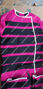 Липучий костюм, розовый, размер М, для роста 1.3м-1.55 м