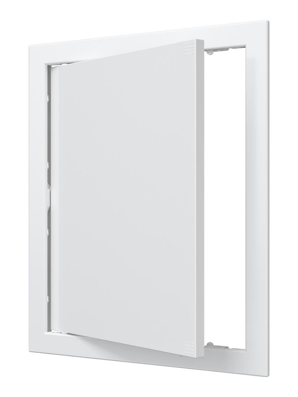 Люк ревизионный Л фланец 246х296 нажимной 268х318 пластик EVECS