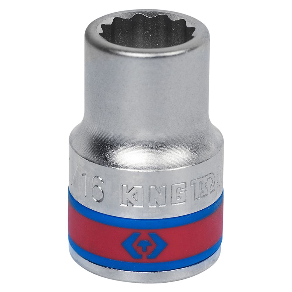 KING TONY (633022S) Головка торцевая стандартная двенадцатигранная 3/4", дюймовая 11/16"
